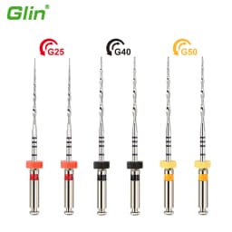 Glin Dental Instruments System Simple Reciprocating Rotary Files Endodontic Materials Root Canal Files 25mm G25 G40 G50