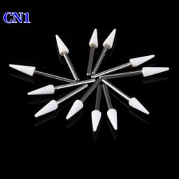 JUMTOP Dental White Stone Polishing FG Burs 1.6mm Fit for High Speed Handpiece Teeth Care Grinding Tools