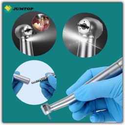 JUMTOP Dental High Speed Handpiece with Quick Coupler Standard Head Push Button LED High Rotation Led Pen fit for NSK KAVO
