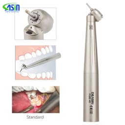 Dental 45 degree head Optical Fiber Turbine high Speed LED handpiece for tooth extraction surgical treatment dentistry