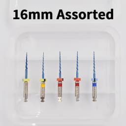 Glin 5Pcs Pediatric Files for Children Dental Snake Movement Niti Heat Activation Endo Files Use For Baby Pediatric Files