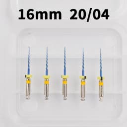 Glin 5Pcs Pediatric Files for Children Dental Snake Movement Niti Heat Activation Endo Files Use For Baby Pediatric Files