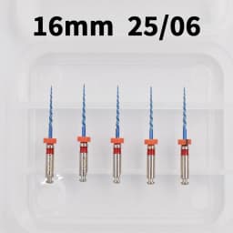 Glin 5Pcs Pediatric Files for Children Dental Snake Movement Niti Heat Activation Endo Files Use For Baby Pediatric Files