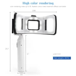 JUMTOP Intraoral Dental Photography Light 6000-6500K Color Temperature Dentist Flash Light Oral Filling Lamp