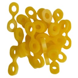 JUMTOP 40Pcs Dental Wedge Matrix Matrices Tooth Seperator Elastic Rubber Fixing Wedges Sectional Contoured Matrices Gaskets