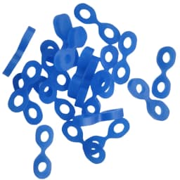 JUMTOP 40Pcs Dental Wedge Matrix Matrices Tooth Seperator Elastic Rubber Fixing Wedges Sectional Contoured Matrices Gaskets