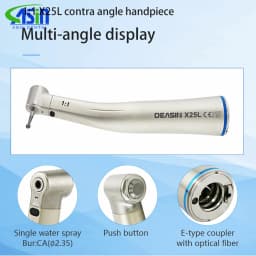High Quality Dental Low Speed Handpiece 1:1 1:5 20:1 Fiber Optic Straight Contra Angle X25L X95L Air Turbine