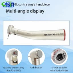 High Quality Dental Low Speed Handpiece 1:1 1:5 20:1 Fiber Optic Straight Contra Angle X25L X95L Air Turbine