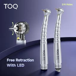Self‑powered LED TOQ X1L LED High Speed Air Turbine Handpiece Torque Head E‑Generator Ceramic Bearing 4 Water Spray Low Noise
