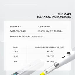 Dental Anesthesia Injector Painless Pen Endodontic Treatment Wireless Oral Local Anesthesia Syringe Root Canal Equipment