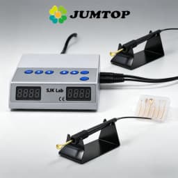 JUMTOP Dental Electric Wax Carving Kit with Double Pen and 6 Wax Tips, Digital Display Waxer Heat Carving Knife Machine