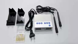 JUMTOP Dental Electric Wax Carving Kit with Double Pen and 6 Wax Tips, Digital Display Waxer Heat Carving Knife Machine