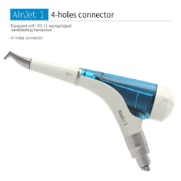 JUMTOP Dental Air Polisher Teeth Whitening Spray Sandblasting Machine, 360° Freely Rotating Handpiece