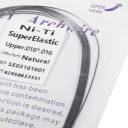 10 packs Dental Orthodontic Super Elastic NiTi Arch Wire Rectangular Natural Form For Dental Orthodontic Treatment