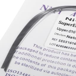 10 packs Dental Orthodontic Super Elastic NiTi Arch Wire Rectangular Natural Form For Dental Orthodontic Treatment