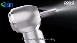 COXO Dental LED Fibre Optic High Speed Handpiece CX207-G Air Turbine Coupling M6 Coupler/Adaptor YUSENDENT Dentistry Tools