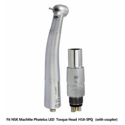 COXO Dental LED Fibre Optic High Speed Handpiece CX207-G Air Turbine Coupling M6 Coupler/Adaptor YUSENDENT Dentistry Tools