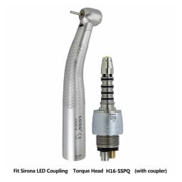 COXO Dental LED Fibre Optic High Speed Handpiece CX207-G Air Turbine Coupling M6 Coupler/Adaptor YUSENDENT Dentistry Tools