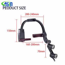 Full Set Dr. Kim 5W LED Dental Headlight 2.5X 3.5X Light Dental Surgical Luxury Magnifying Glasses Dental Laboratory Equipment