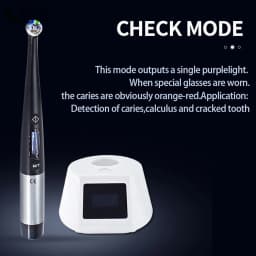 DEASIN Dental Curing Light 3000mW/cm² 1 Sec LED Blue Light Cure Lamp Wireless 7 Modes 10W High Power Dentistry Equipment Tool