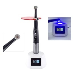DEASIN Dental Curing Light 3000mW/cm² 1 Sec LED Blue Light Cure Lamp Wireless 7 Modes 10W High Power Dentistry Equipment Tool