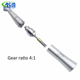 DEASIN FX41P Dental 4:1 Contra Angle Prophy Handpiece Slow Speed Handpiece With Screw in Polishing Cup Dentisty Tools