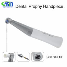 DEASIN FX41P Dental 4:1 Contra Angle Prophy Handpiece Slow Speed Handpiece With Screw in Polishing Cup Dentisty Tools