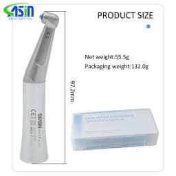 DEASIN FX41P Dental 4:1 Contra Angle Prophy Handpiece Slow Speed Handpiece With Screw in Polishing Cup Dentisty Tools