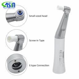 DEASIN FX41P Dental 4:1 Contra Angle Prophy Handpiece Slow Speed Handpiece With Screw in Polishing Cup Dentisty Tools