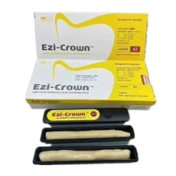 Dental Ezi-Crown Light Cured Temporary Crown & Bridge Resin Dental Material for Veneer/Inlay/Onlay A1/A2/A3