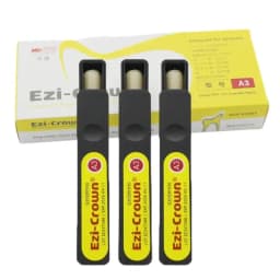 Dental Ezi-Crown Light Cured Temporary Crown & Bridge Resin Dental Material for Veneer/Inlay/Onlay A1/A2/A3