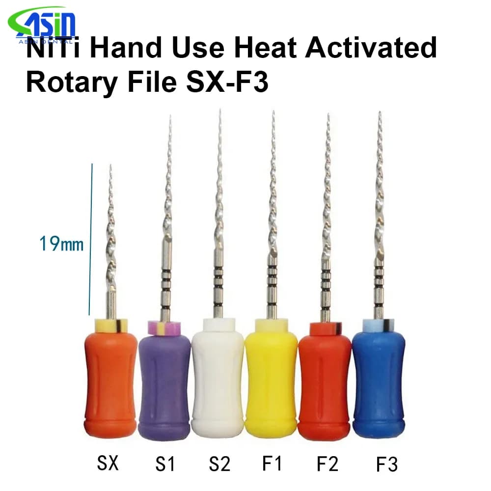 6Pcs/box Dental Hand Use NITI Files Denspay 21mm/25mm/31mm Super Rotary Files Dentist Root Canal Files Shaping Finishing Tools