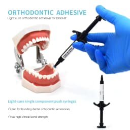 JUMTOP Dental Bracket Bonding Glue Orthodontic Universal Light-Cure Adhesive Kit for Bracket