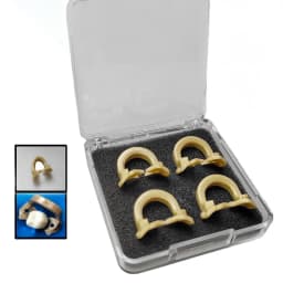 4Pcs Dental Sectional Contoured Matrix Rubber Dam Clamps Rubber Barrier Clip Resin Material Dentist Tools