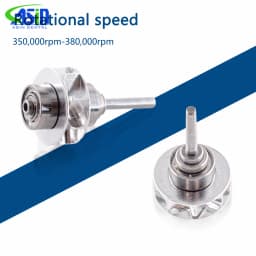 Dental 9000L Cartridge Dentist Rotor For DEASIN Fiber Optic LED Push Button Torque Head High Speed Handpiece Only