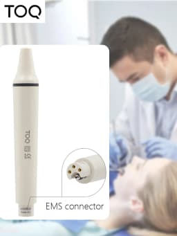 TOQ Dental Ultrasonic Piezo Scaler Handpiece 7L/5L LED 135° Sterilized Tooth Cleaning NO Tip Fit Original Handle DTE Connector