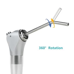 Dental 3 Way Air Water Spray Triple Syringe Handpiece with 2 Nozzles Tips Tube / 50 Nozzles Tips Tubes