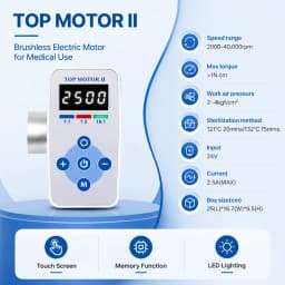 Blue Dental Brushless LED Micromotor Built-in Electric Micro Motor for Dentist Equipment Professional Dentistry Tool Accessories