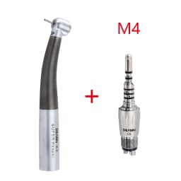 Titanium Alloy Dental Handpiece Optical Fiber Torque Head Air Turbine Ceramic Bearing for KaVo 2/4/6 Hole Connector Dentist Tool