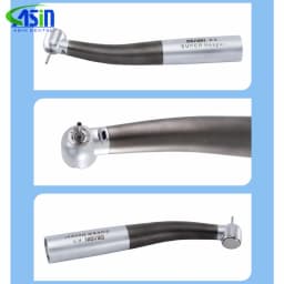 Titanium Alloy Dental Handpiece Optical Fiber Torque Head Air Turbine Ceramic Bearing for KaVo 2/4/6 Hole Connector Dentist Tool