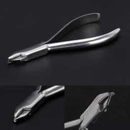 JUMTOP Dental Orthodontic Plier Three-Prong Three Jaw Plier for Shaping and Bending Steel Wire Dentistry Operation Tool