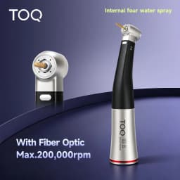 1:5 Increasing Speed Contra Angle Handpiece Fiber Optic Internal Water Spray Compatible with Electric/Air Motor Dental Clinic