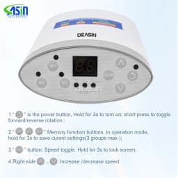 Little Monster Electric Micromotor LED Kit with X95L Increasing Handpiece 1:5 1:1 4:1 Contra Angle Dental Equipment 2/4 Hole
