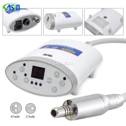 Little Monster Electric Micromotor LED Kit with X95L Increasing Handpiece 1:5 1:1 4:1 Contra Angle Dental Equipment 2/4 Hole