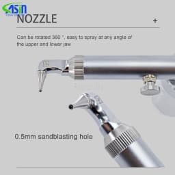 DEASIN 2in1 Dental Tools Aluminum Oxide Micro Blaster Alumina Air Abrasion Polisher Microetcher Sandblasting With Water Spray