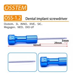 Osstem Dentium ITI Straumann Accessories Dental Implant Torque Screwdrivers Implant Plaster Composite Medical Ball Cap