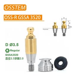Osstem Dentium ITI Straumann Accessories Dental Implant Torque Screwdrivers Implant Plaster Composite Medical Ball Cap