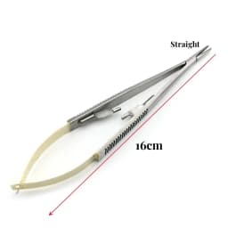 JUMTOP Dental Orthodontic Castroviejo Needle Holders with Lock Micro Surgery Instruments Dentist Pliers Dentistry Tool