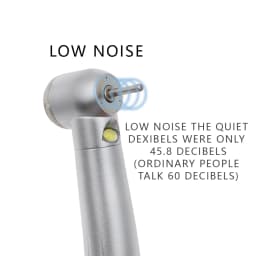 JUMTOP Dental LED High Speed Handpiece Triple Water Spray Air Turbine E-Generator Push Button Handpieces