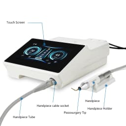 Dental Piezo Surgery SURGIC TOUCH Surgical Dril Piezosurgery Bone Cutter Device for Dental Implant, Periodontal & Endodontic
